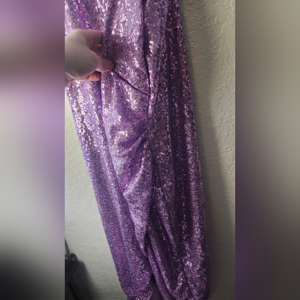 Purple Sequin Dress 3xl - Picture 3 of 10